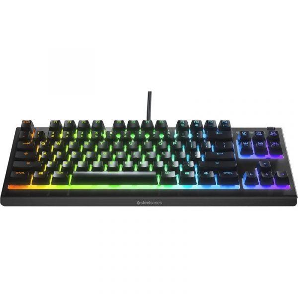 Teclado STEELSERIES APEX 3 TKL (Inglês - Membrana - Mini - Preto) — miniatura 2