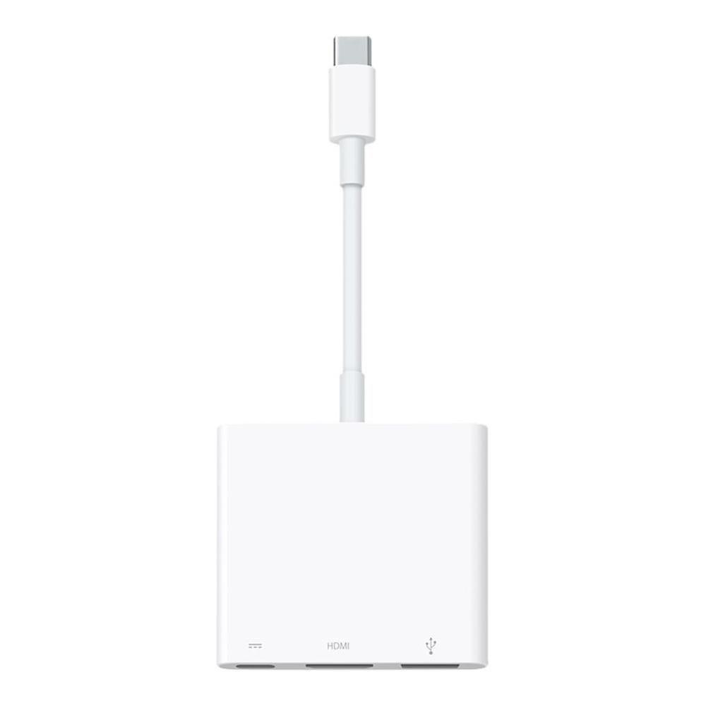 Adaptador USB-C Digital AV Multiporta APPLE MW5M3ZM/A (USB-C de 24 pinos macho - HDMI de 19 pinos tipo A fêmea - Branco)