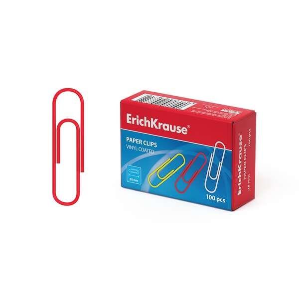 Clipes de Papel ERICHKRAUSE 24871 (Arame de aço - Cores Sortidas)