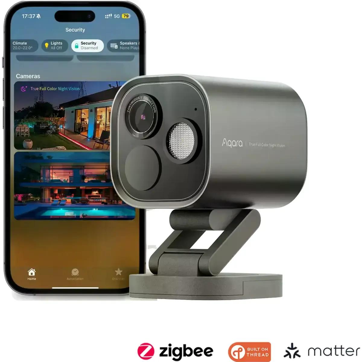 Câmara de Segurança AQARA Camera Hub G5 Pro (Interior e exterior - 2.6K 4MP - Cinzenta), miniatura 2