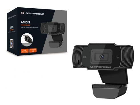 Webcam CONCEPTRONIC AMDIS03B (USB 2.0 - USB-A - Preto) — miniatura 2