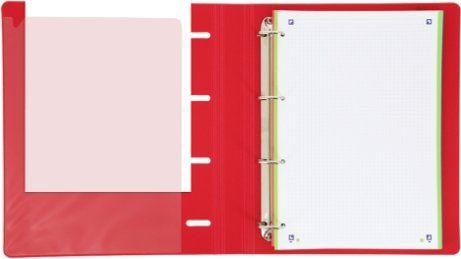 Dossier de Argolas OXFORD Live & Go A4+ Europeanbinder (Polyfoam - Vermelho), miniatura 2