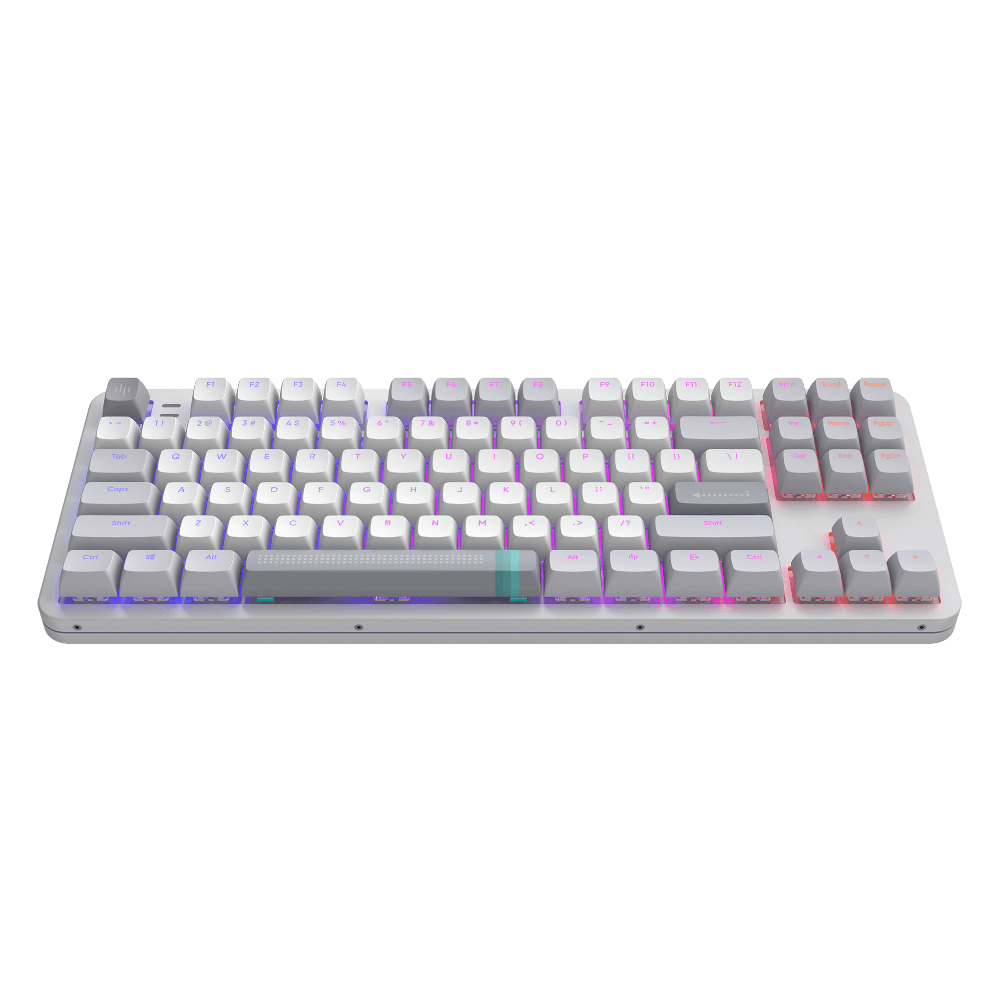Teclado Mecânico para Jogos DARK PROJECT ALU87 Daylight (US/ANSI - G3MS Zircon - TKL)
