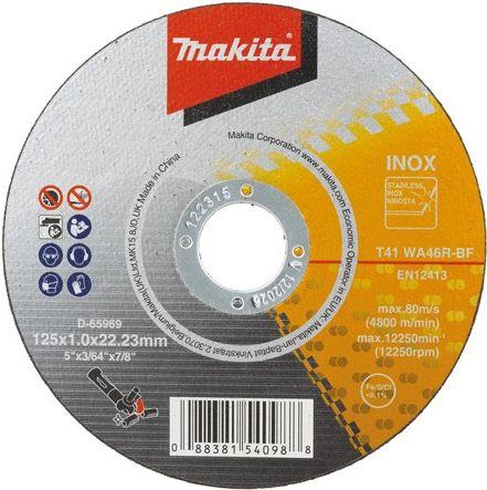 Disco de Corte para Inox MAKITA D-65969-50 (125 x 1 mm), imagem 1