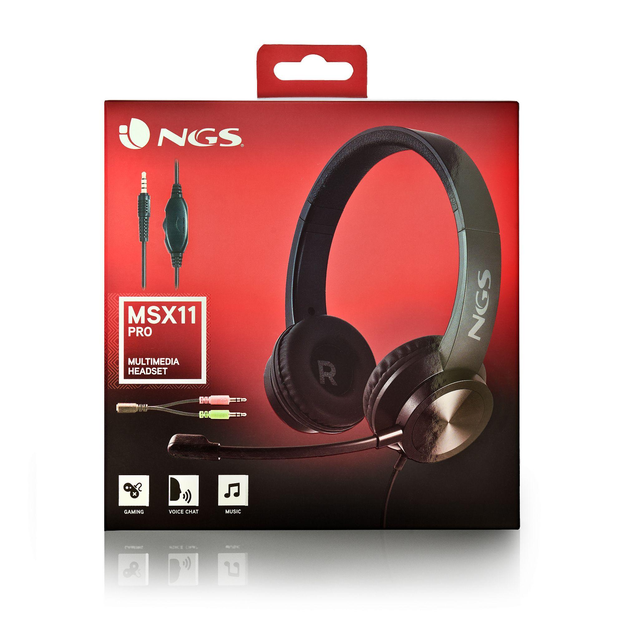 Headset Gaming NGS MSX11 PRO (Binaural - Com fios - Supra-aural - Preto), miniatura 7