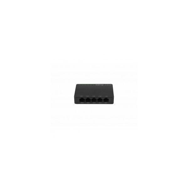 Switch LANBERG DSP2-1005-12V (Gigabit Ethernet - 10/100/1000 Mbit/s - 1 Gbit/s - Preto) — miniatura 2