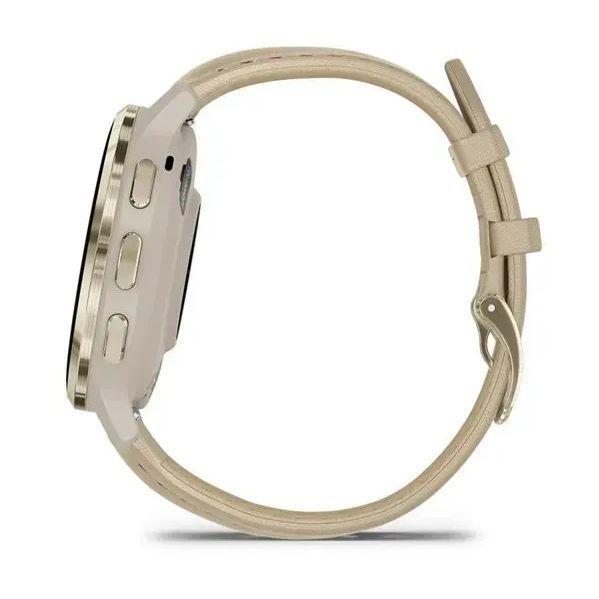 Smartwatch GARMIN Venu 3S (Redondo - Android, iOS - AMOLED - Cinzento e Dourado) — miniatura 4