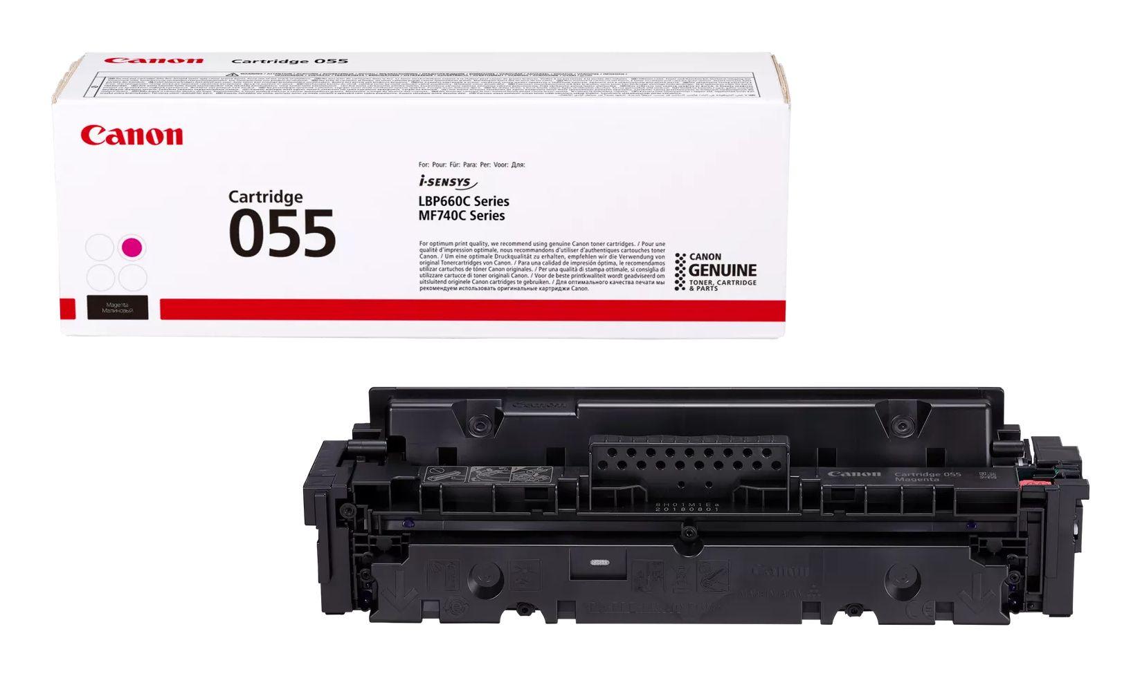 Toner Original CANON 055 (2100 páginas - Magenta)