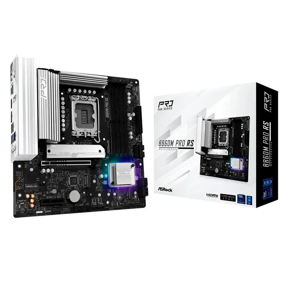 Motherboard ASROCK B860M Pro RS (LGA1851 - Intel Core Ultra Série 2 - micro-ATX - Prateado) — miniatura 2