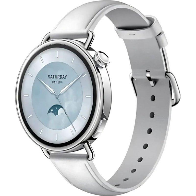 Smartwatch XIAOMI Watch S4 (Redondo - HyperOS 2 - OLED - Prateado)