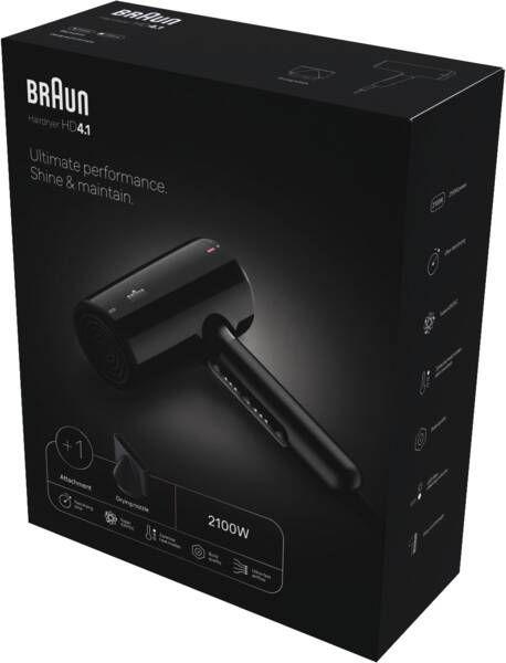 Secador de Cabelo BRAUN HD 4.1 (Preto) — miniatura 8
