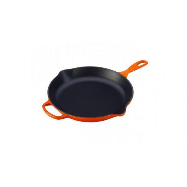 Frigideira de Ferro Fundido LE CREUSET 20182230900422 (Ferro fundido - Vermelho Vulcânico)