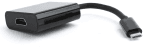 Adaptador USB-C para HDMI GEMBIRD A-CM-HDMIF-01 (0,15 m - USB-C 3.1 - Preto)