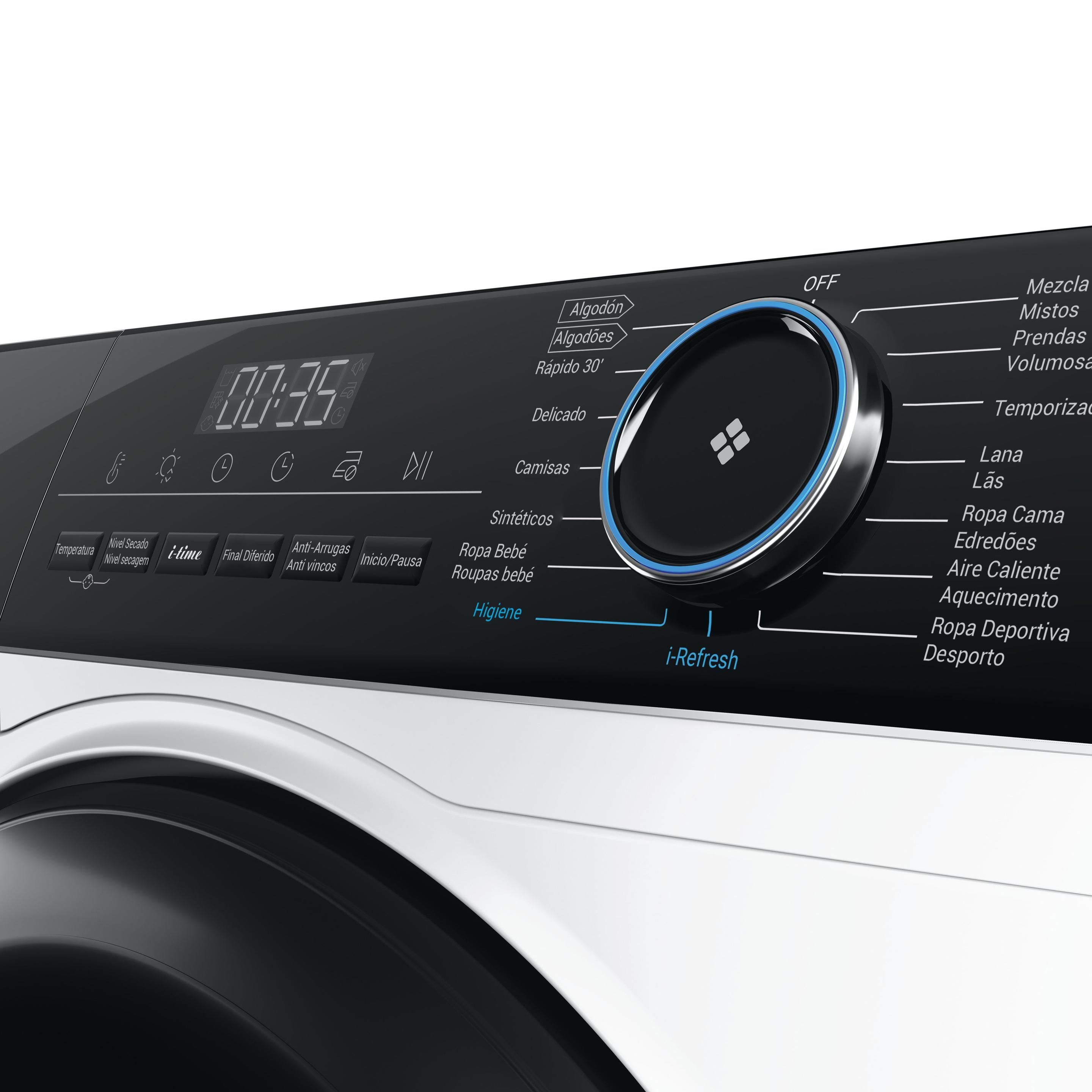 Máquina de Secar Roupa Independente HAIER HD90-A2939IB (9 kg - Bomba de calor - Direita - Branco) — miniatura 7
