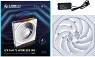 Ventoinha LIAN LI UNI FAN TL140 Wireless RGB Reverse PWM (Polímero de Cristal Líquido - Branco)