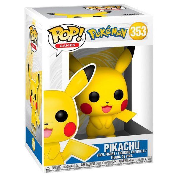 Figura Colecionável FUNKO POP! Pikachu #353 (3 anos - Amarelo, Preto e Vermelho), miniatura 4