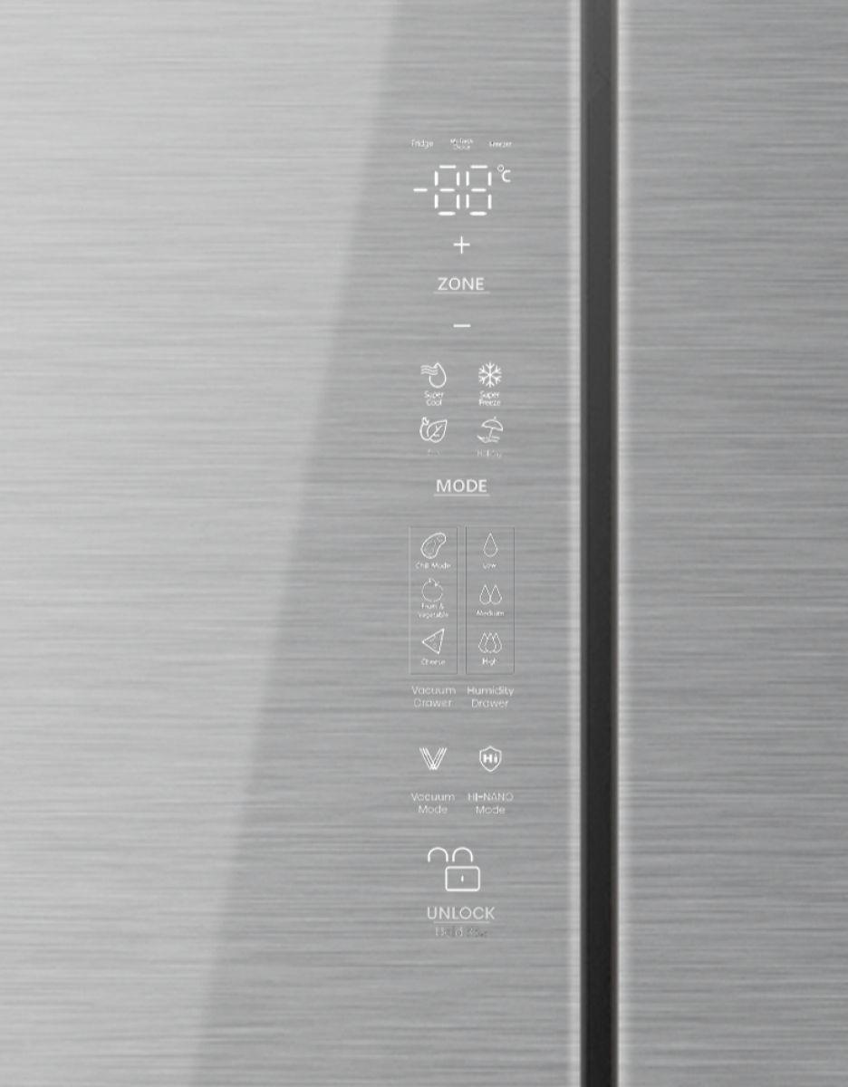 Frigorífico Americano Independente HISENSE RQ5P605NSVE (591 L - 190x91,1x60 cm - 190 cm - Inox), miniatura 6