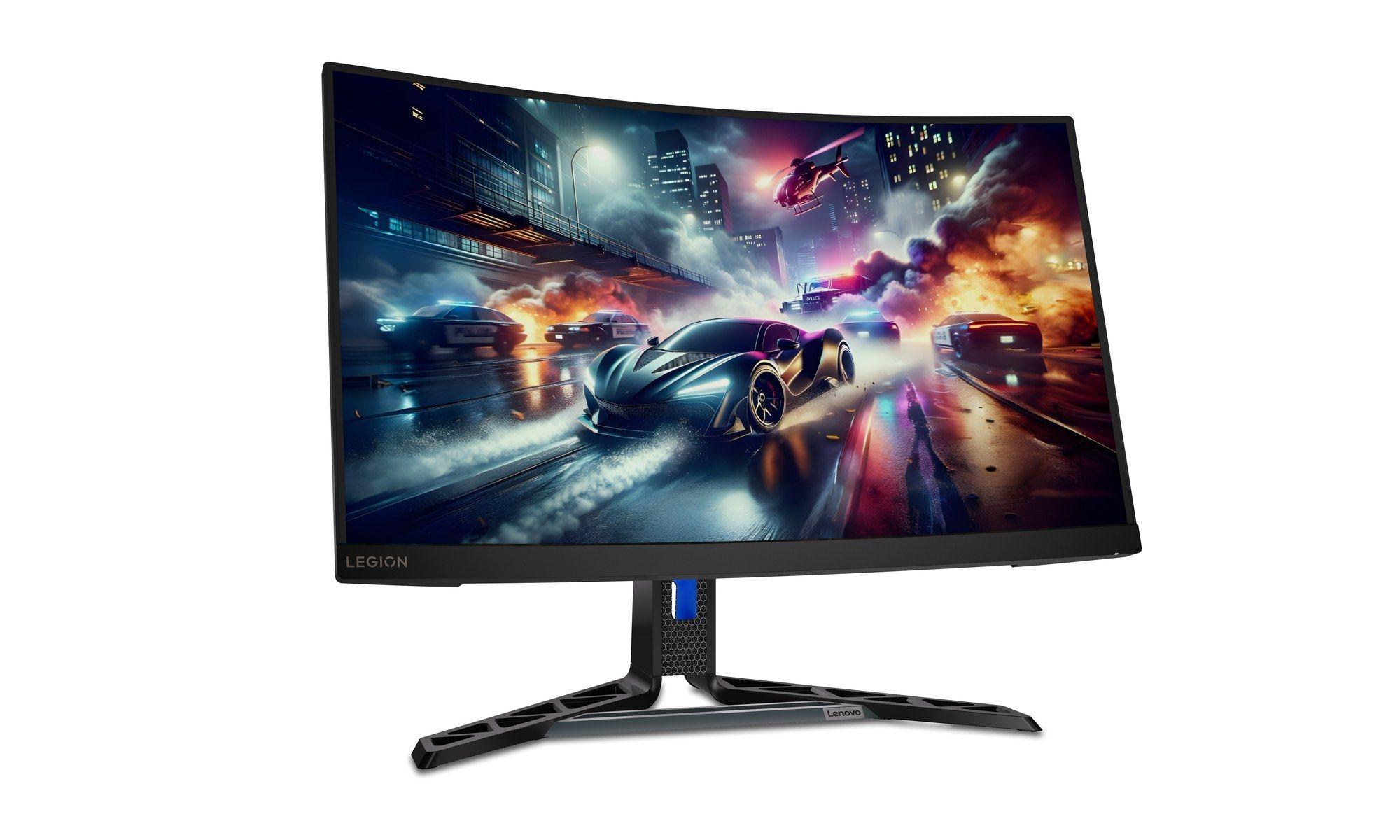 Monitor LENOVO Legion R27qc-30 (27″ QHD VA Curvo 180 Hz - Preto) — miniatura 4