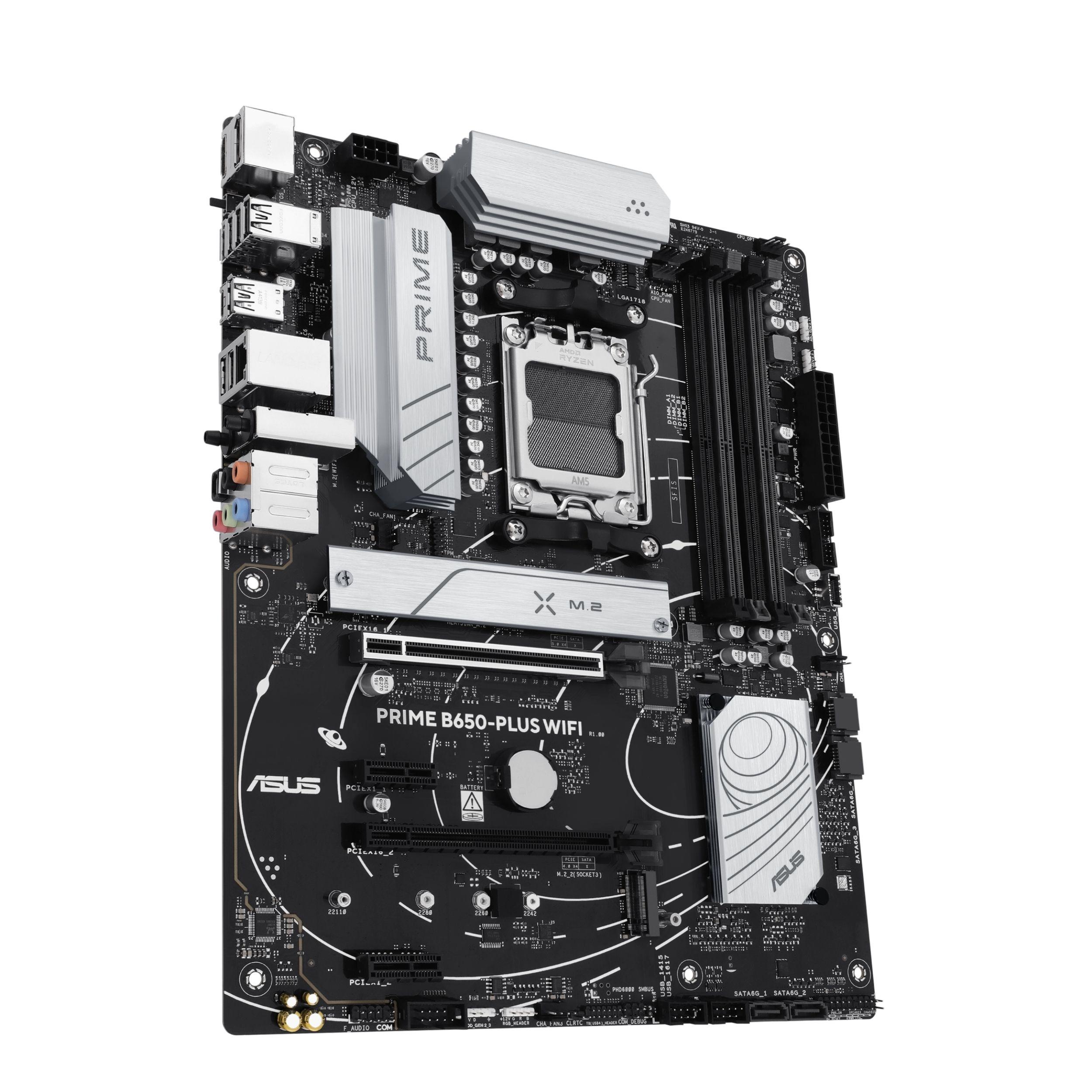 Motherboard ASUS PRIME B650-PLUS WIFI (AM5 - ATX - Duplo canal) — miniatura 4