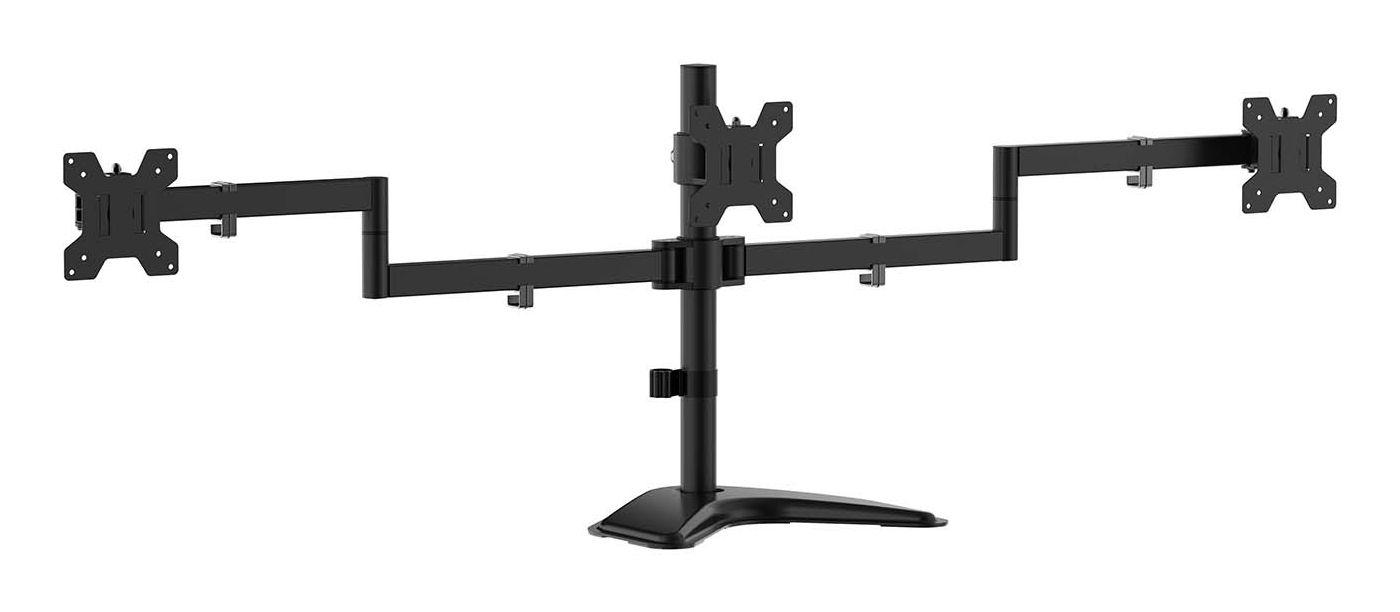 Suporte de Secretária para 3 Monitores AISENS DT27TSR-287 (13-27" - Preto)