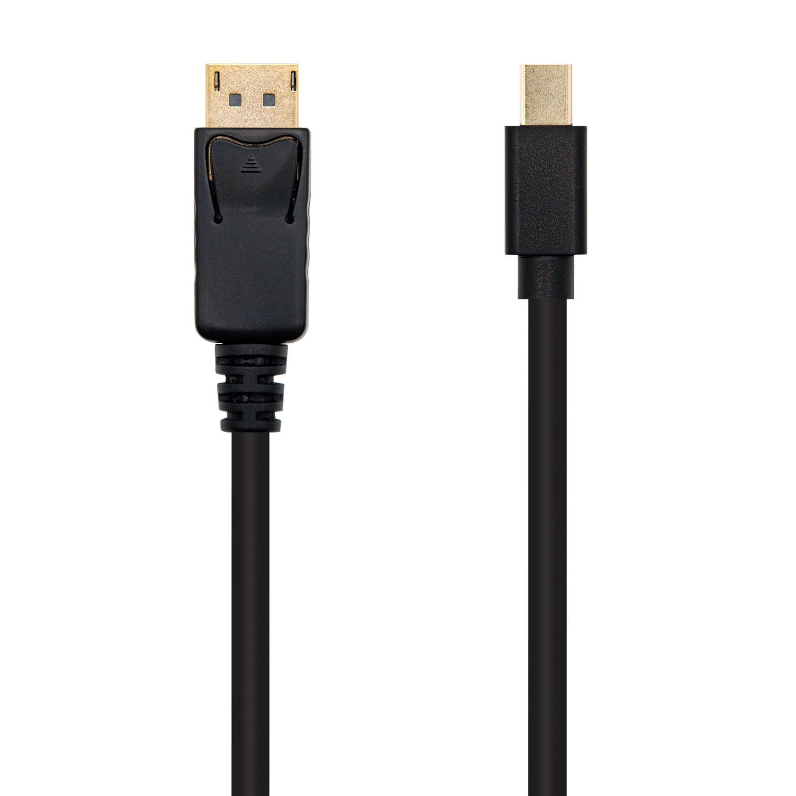 Cabo Mini DisplayPort para DisplayPort NANOCABLE 10.15.2402 (2 m - Mini DisplayPort - Preto) — miniatura 2