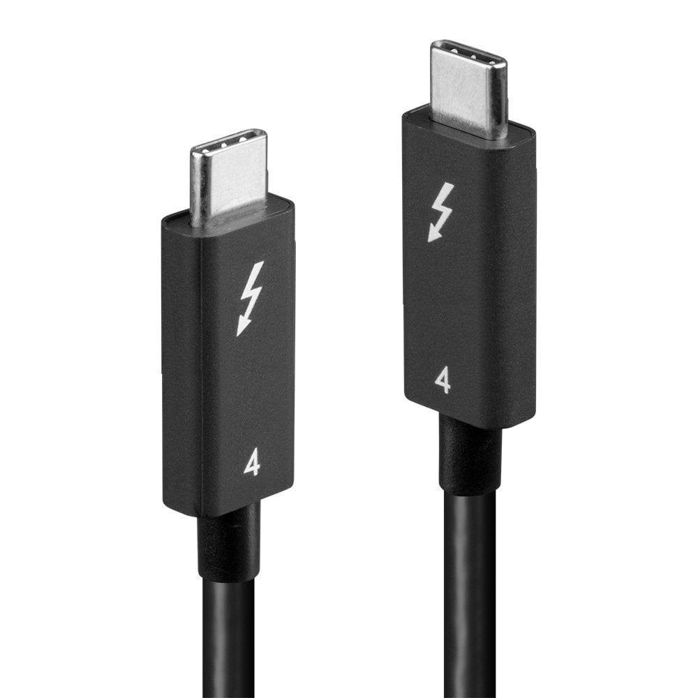 Cabo Thunderbolt 4 Ativo LINDY 31121 (2 m - Macho - Preto)
