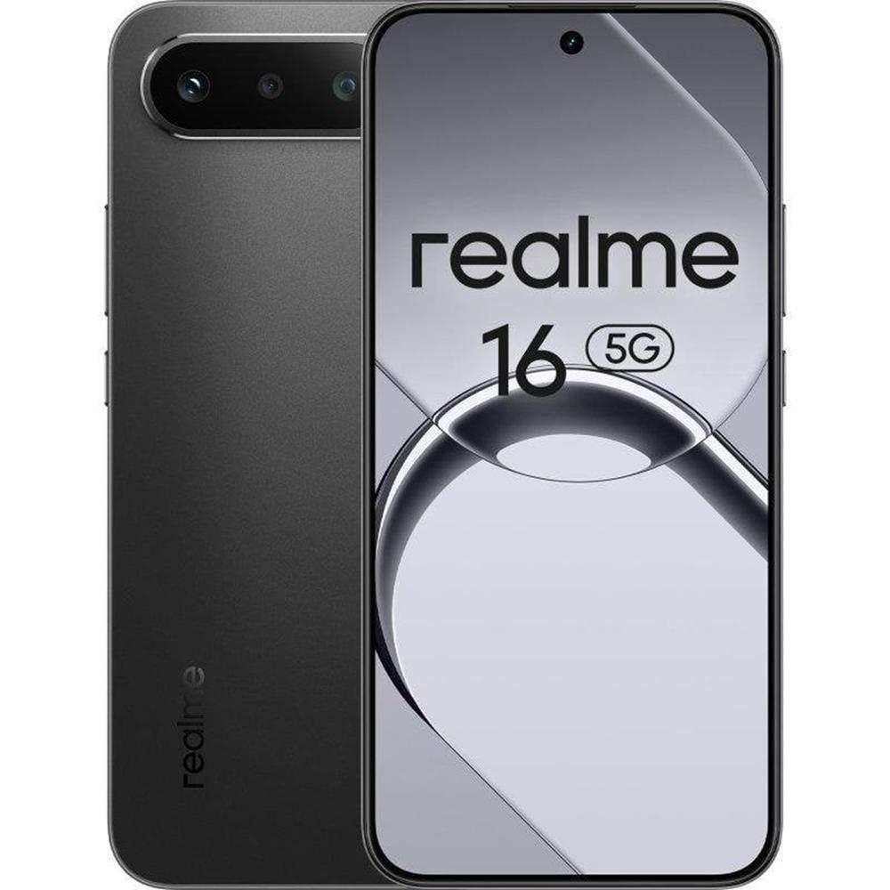 Smartphone REALME 16 5G (8GB/256GB - 6,57" - Preto)
