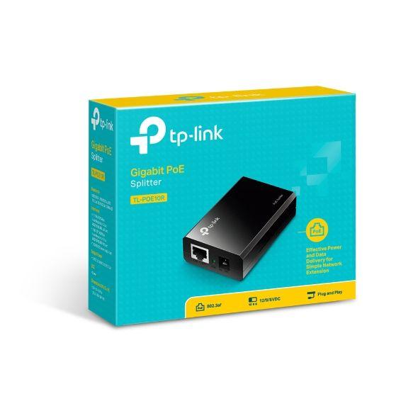 Splitter PoE TP-LINK TL-POE10R (10, 100, 1000 Mbit/s - Gigabit Ethernet - 1 unidade - Preto), miniatura 5
