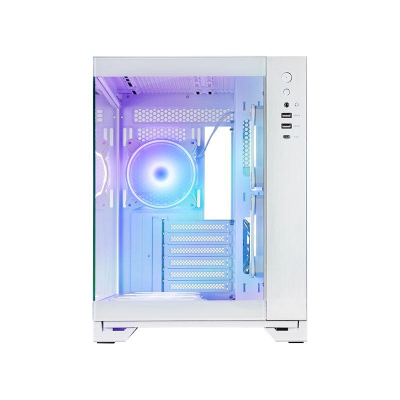 Caixa de Computador CHIEFTEC GM-30W-TG-OP (ATX, Micro ATX, Mini-ITX - Cubo - 17,5 cm - Branco) — miniatura 3