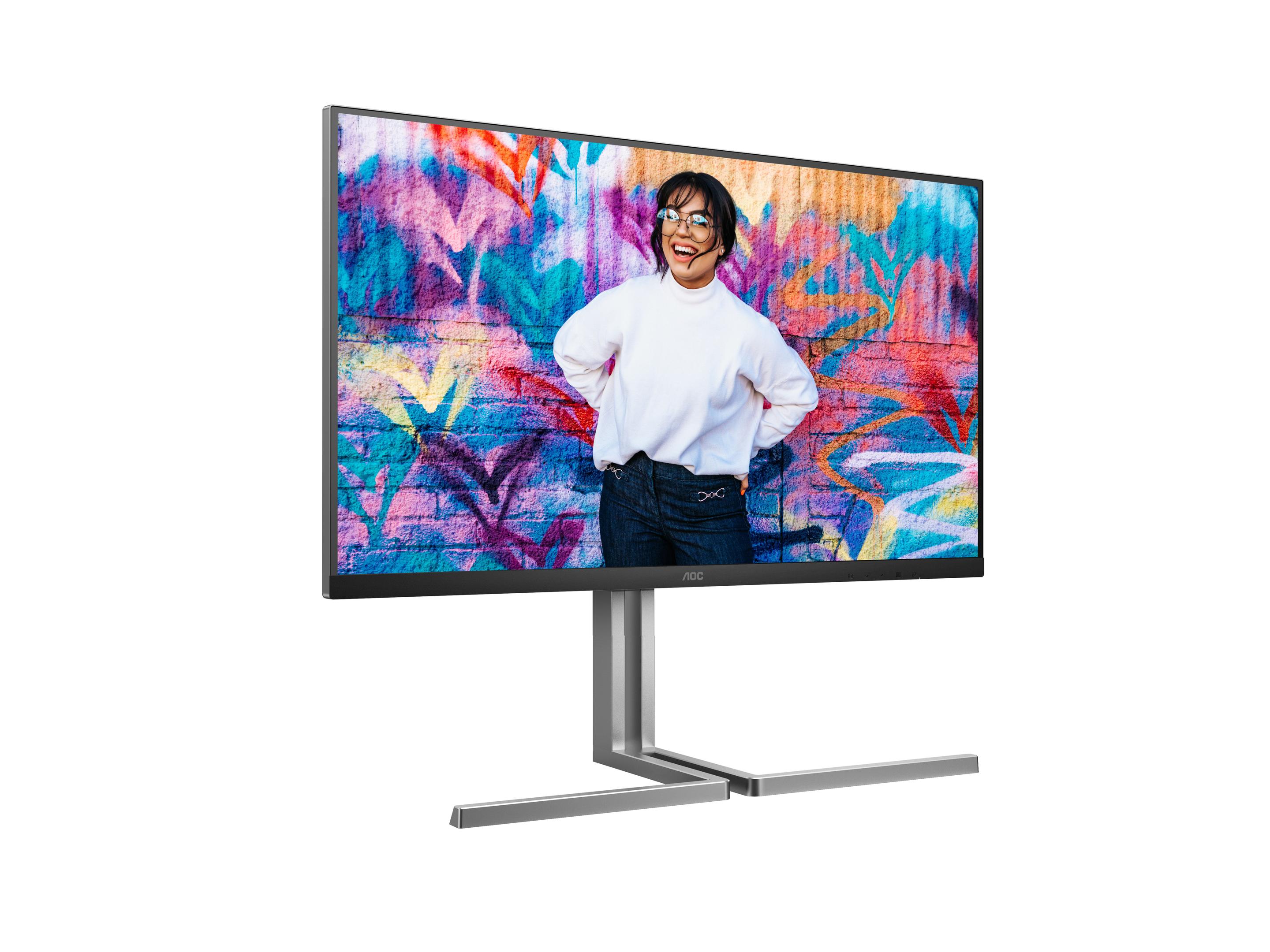 Monitor AOC Graphic Pro U32U3CV (31,5" - Nano IPS - 60 Hz - Preto) — miniatura 3