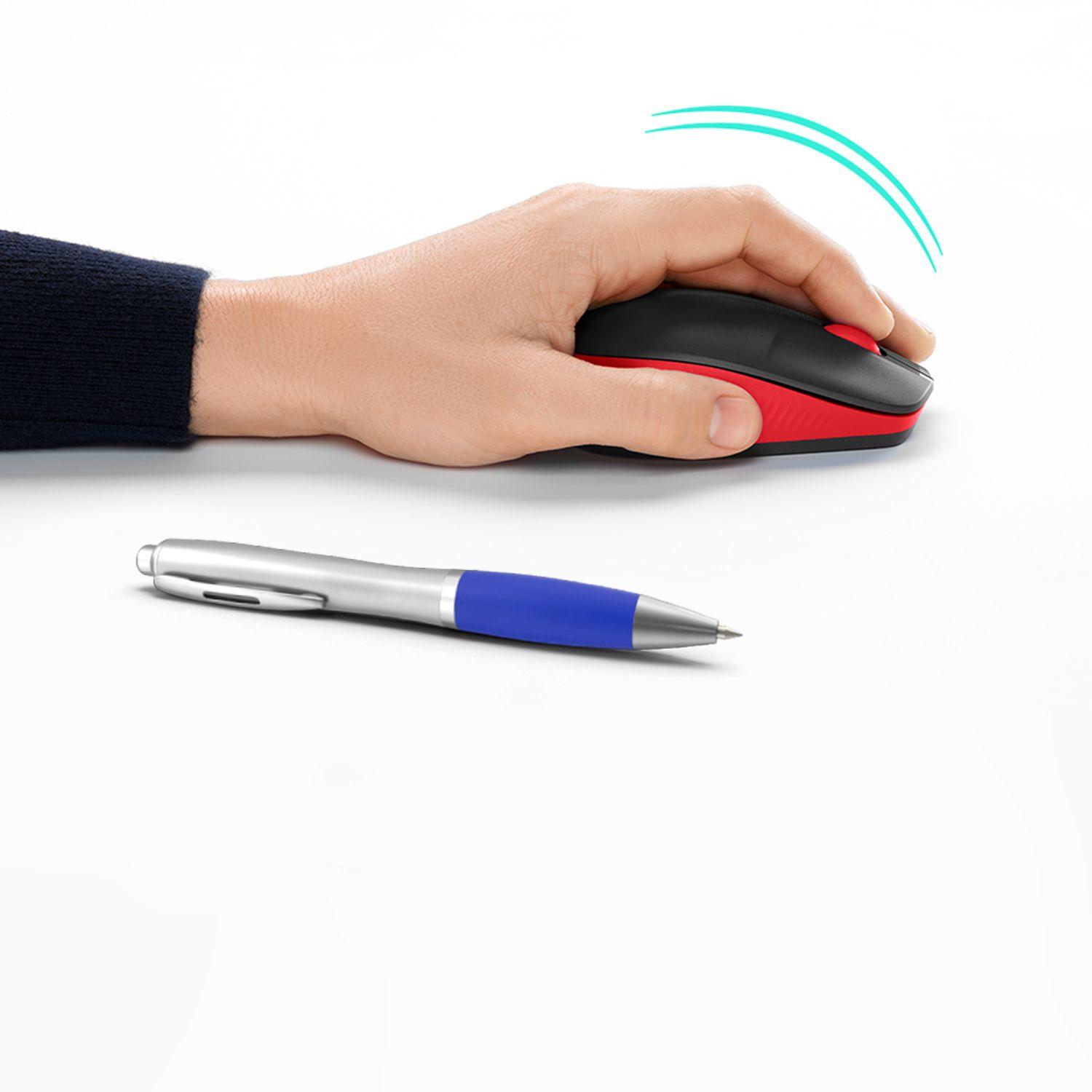 Rato LOGITECH M190 (Ambidestro - 1000 DPI - Ótico - Vermelho) — miniatura 3