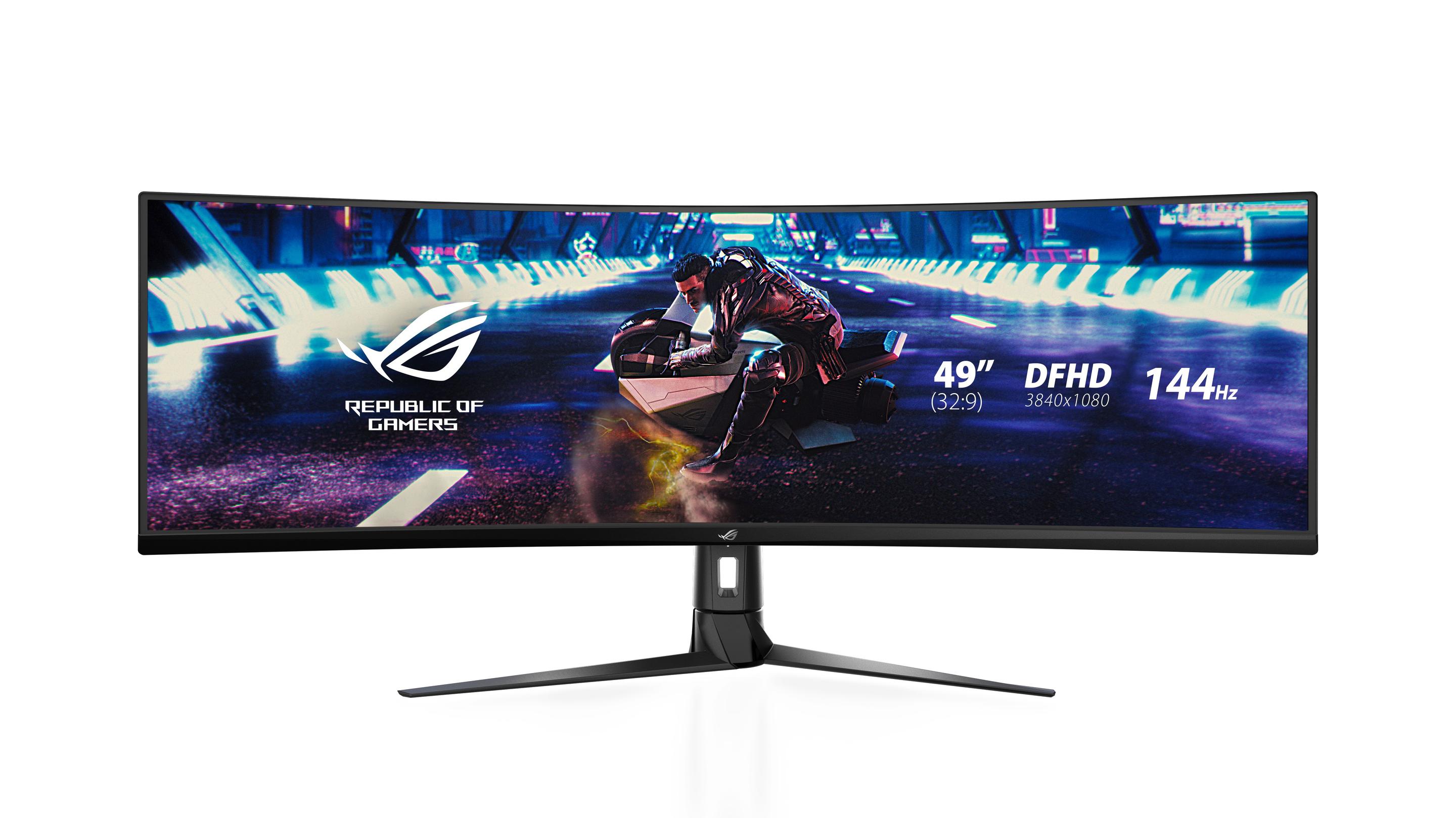 Monitor ASUS ROG Strix XG49VQ (49" - VA - 144 Hz - Preto) — miniatura 2