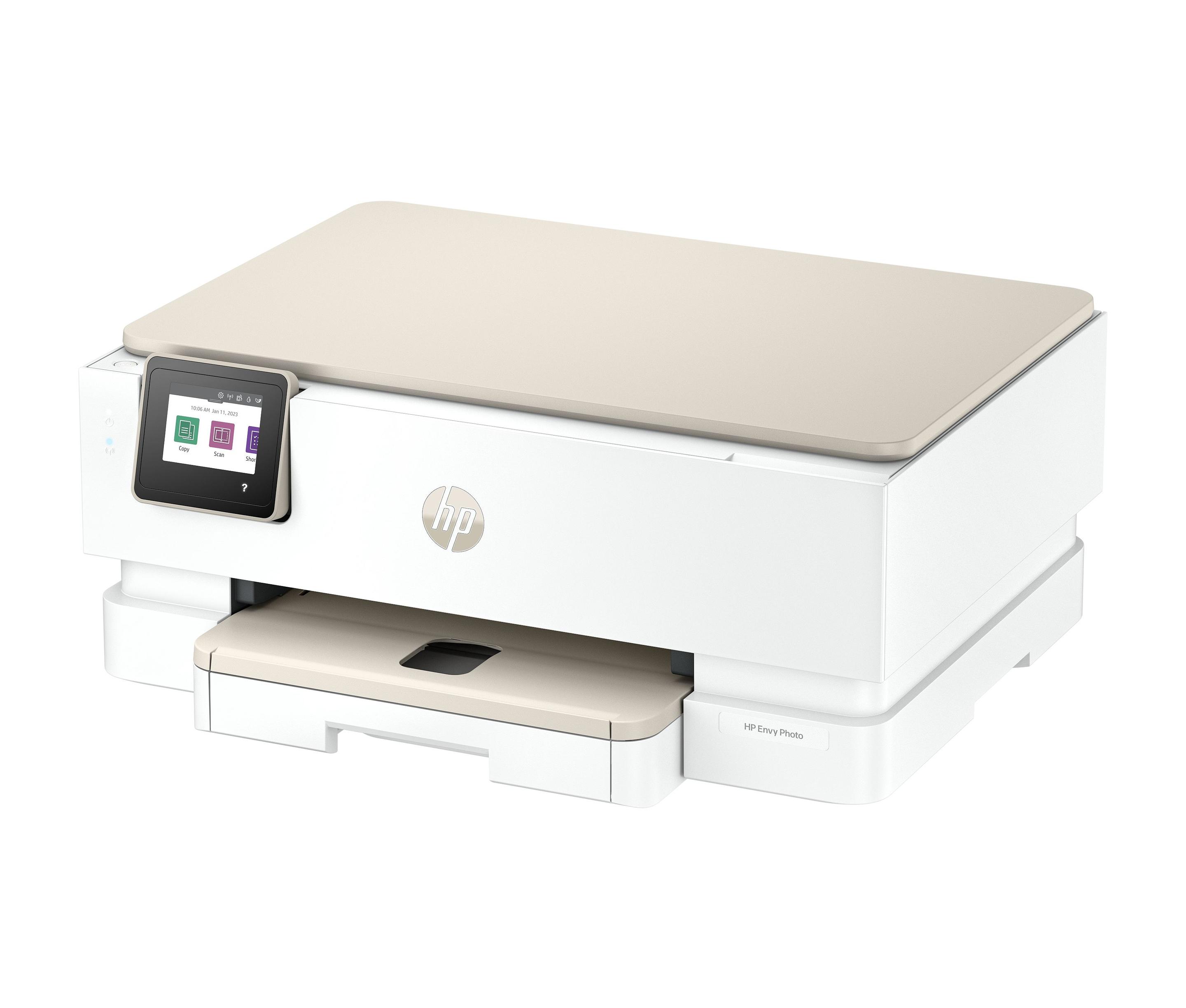 Impressora Multifunções HP ENVY Photo 7230 (A4 - Impressão a cores - 125 folhas - Bege e Branco), miniatura 13
