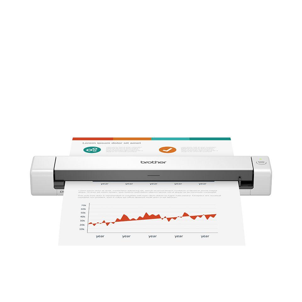 Scanner Portátil BROTHER DS-640 (Micro-USB - Micro-USB B - Preto e Branco)