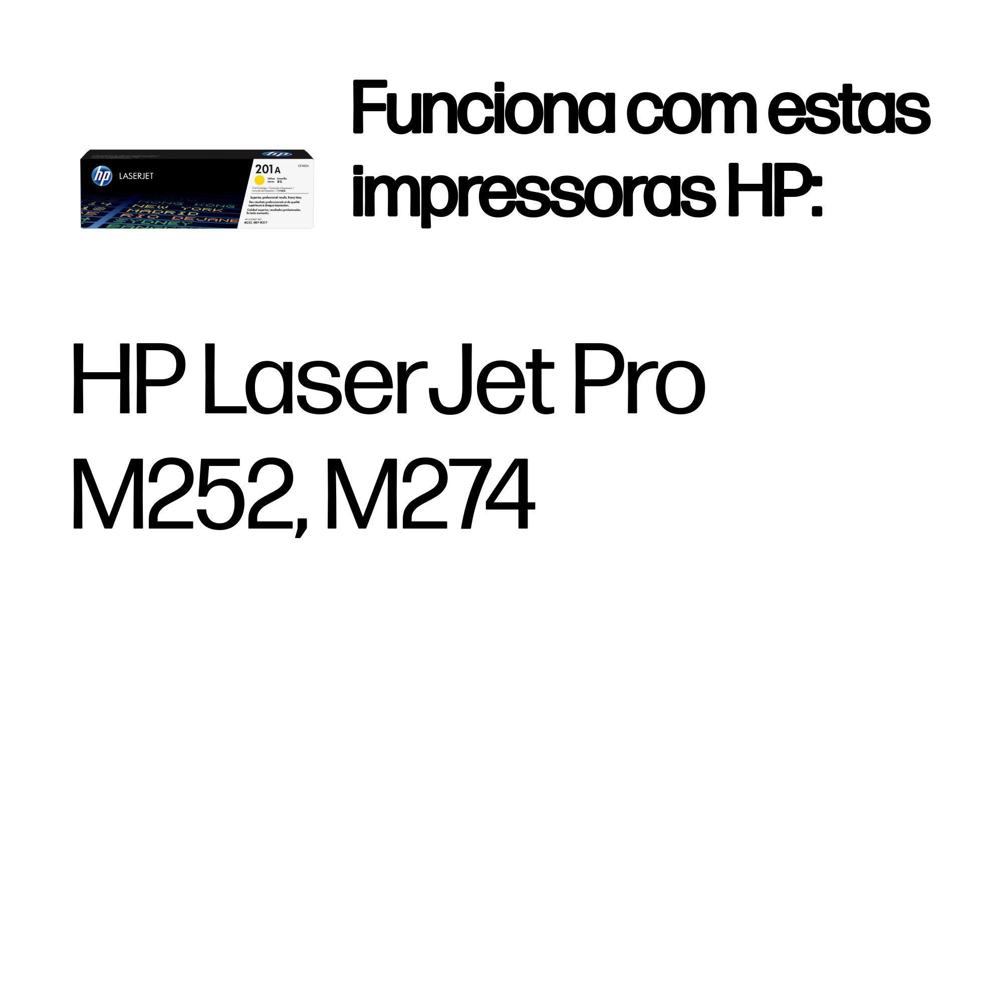 Toner HP 201A CF402A (1330 páginas - Amarelo) — miniatura 2
