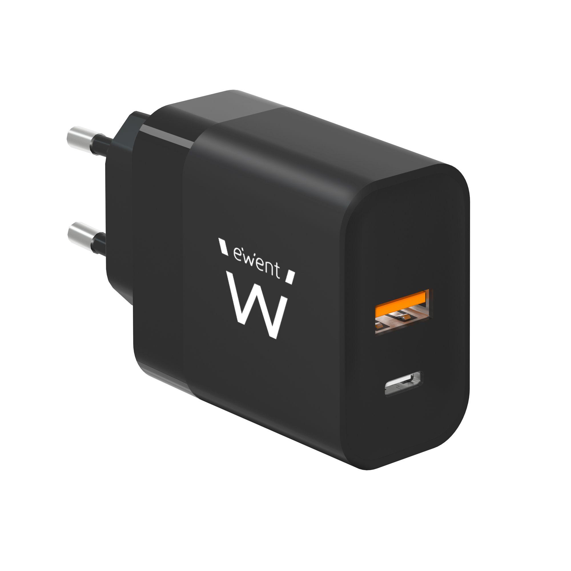 Carregador EWENT EW1327 (45 W - Preto)