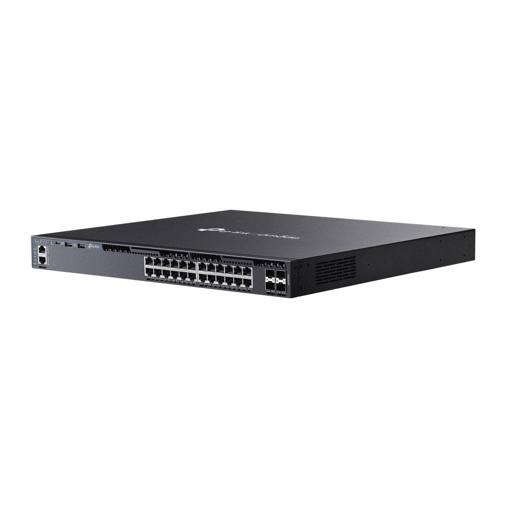 Switch TP-LINK Omada SG6428XHP (Gigabit Ethernet - 10, 100, 1000 Mbit/s - 3 MB - Preto) — miniatura 2