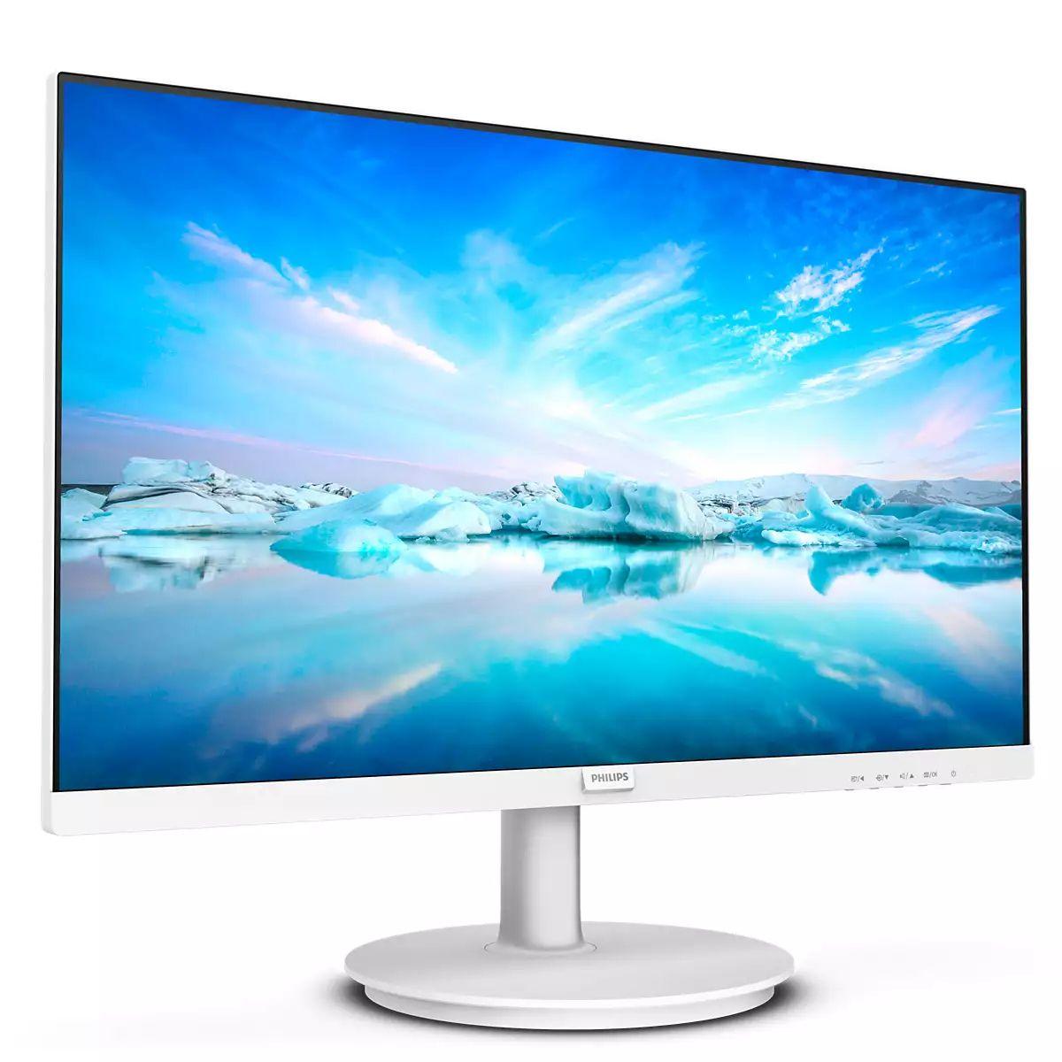 Monitor PHILIPS 241V8AW/00 (23,8" - IPS - 75 Hz - Branco) — miniatura 7