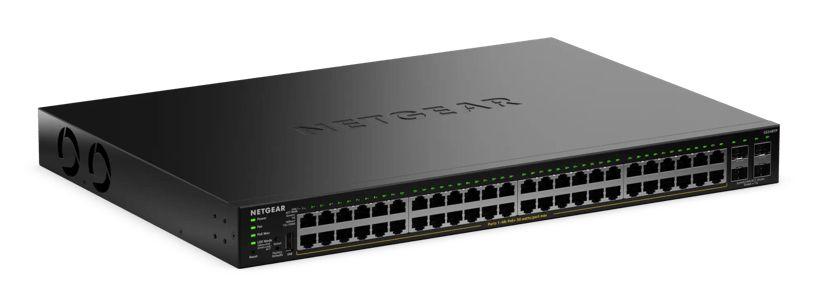 Switch NETGEAR GS348TP-200EUS (Gigabit Ethernet - 1,5 MB - 104 Gbit/s - Preto)