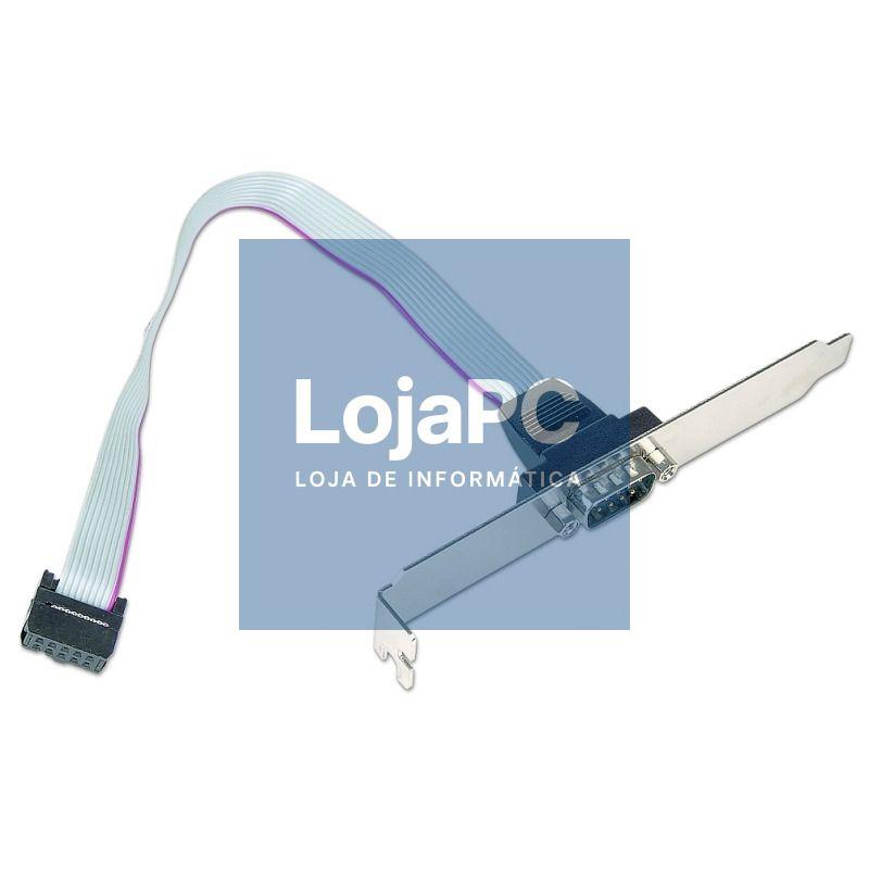 Cabo de Porta Série GEMBIRD CCDB9RECEPTACLE (IDC de 10 Pinos - DB9M - 0,25 m) — miniatura 2