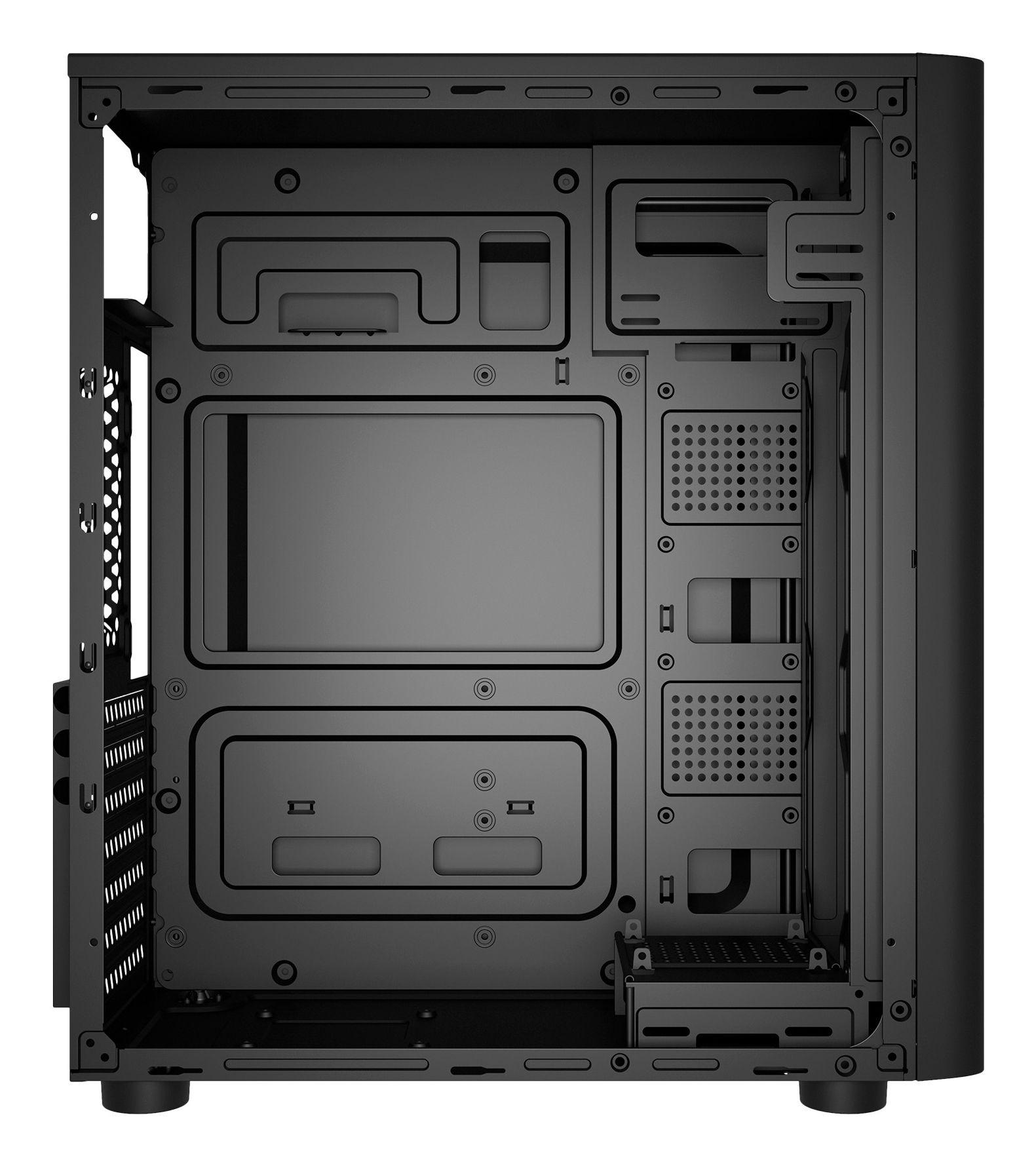 Caixa PC UNYKACH UK8026 (ATX, ITX, micro ATX - ATX, ITX, Micro-ATX - SGCC - Preto) — miniatura 3
