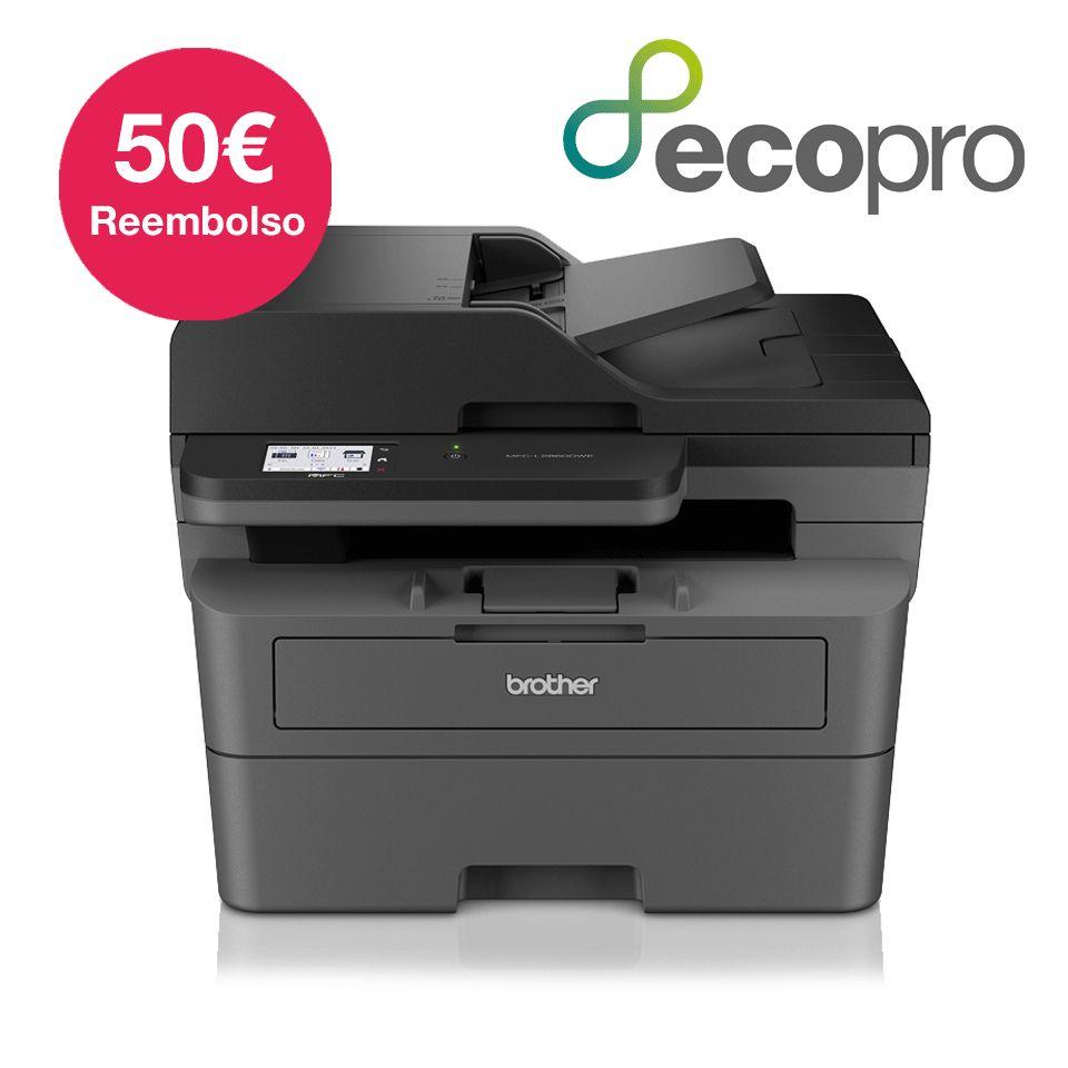 Impressora Multifunções Laser BROTHER MFC-L2860DWE (A4 - Impressão a preto e branco - 250 folhas - Preto) — miniatura 3