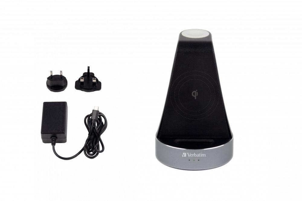 Carregador Wireless VERBATIM WCS-01 (20 W - Preto), miniatura 3
