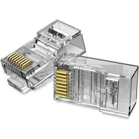 Conectores RJ45 VENTION IDDR0-100 (Transparente)