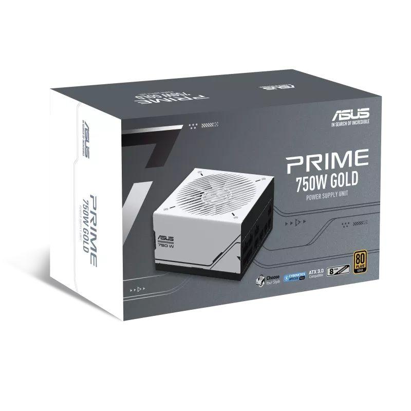 Fonte de Alimentação ASUS PRIME AP-750G (ATX - 750 W - 80 PLUS Gold - Preto e Branco), miniatura 11