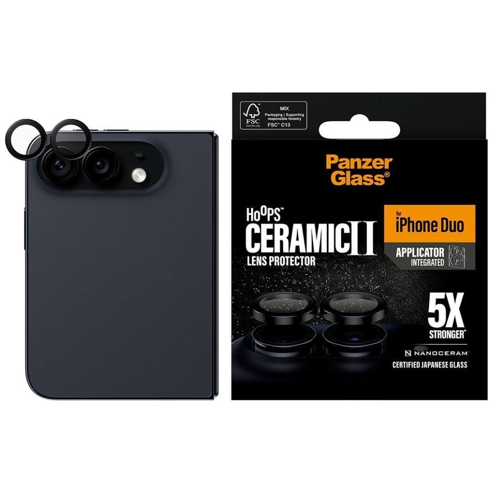 Protetor de Lentes da Câmara PANZERGLASS Hoops Ceramic PG29569 (Apple iPhone Duo - Cerâmica)