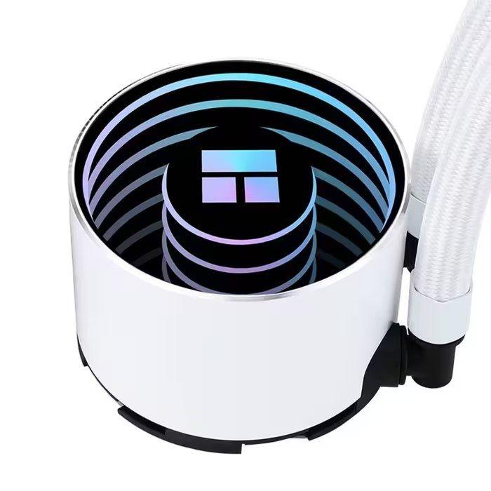 Sistema de Refrigeração Líquida AIO para CPU THERMALRIGHT Frozen Notte 240 White Argb V2 (2000 RPM - Multi - ARGB multicolorida - Branco) — miniatura 5