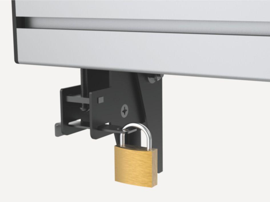 Suporte de Teto Duplo EQUIP 650373 (45"-55" - 2 Ecrãs - Preto/Prateado), miniatura 3