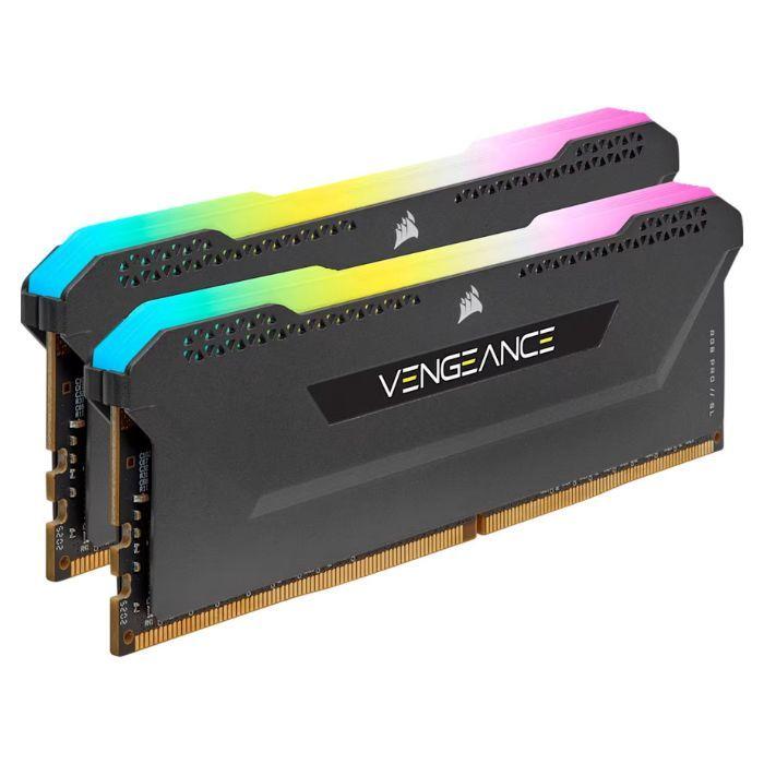 Memória RAM CORSAIR Vengeance RGB PRO SL CMH16GX4M2E3200C16 (3200 MHz - 16 GB - DIMM), miniatura 3