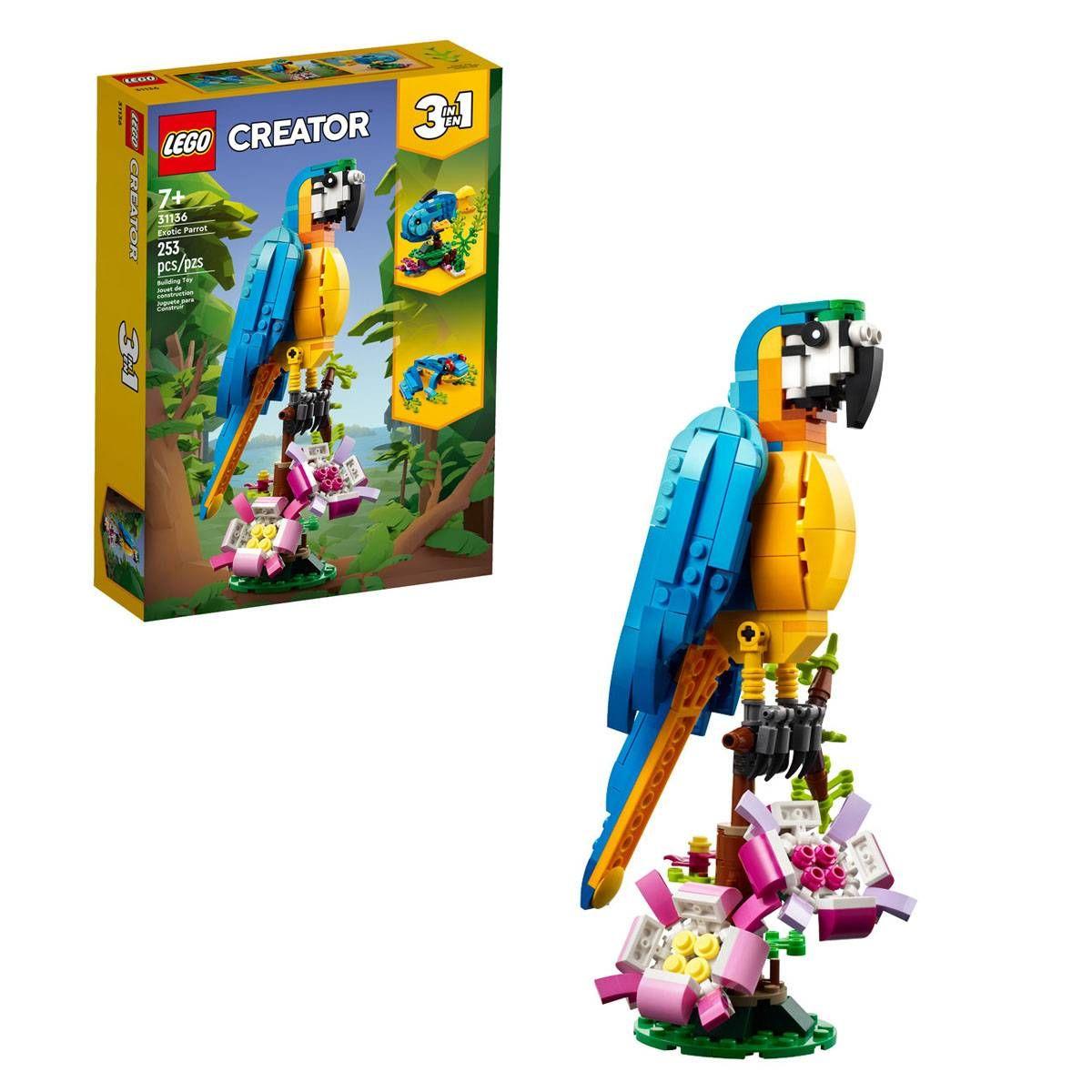 LEGO 31136 Creator Papagaio Exótico (7+ anos - 253 peças) — miniatura 3